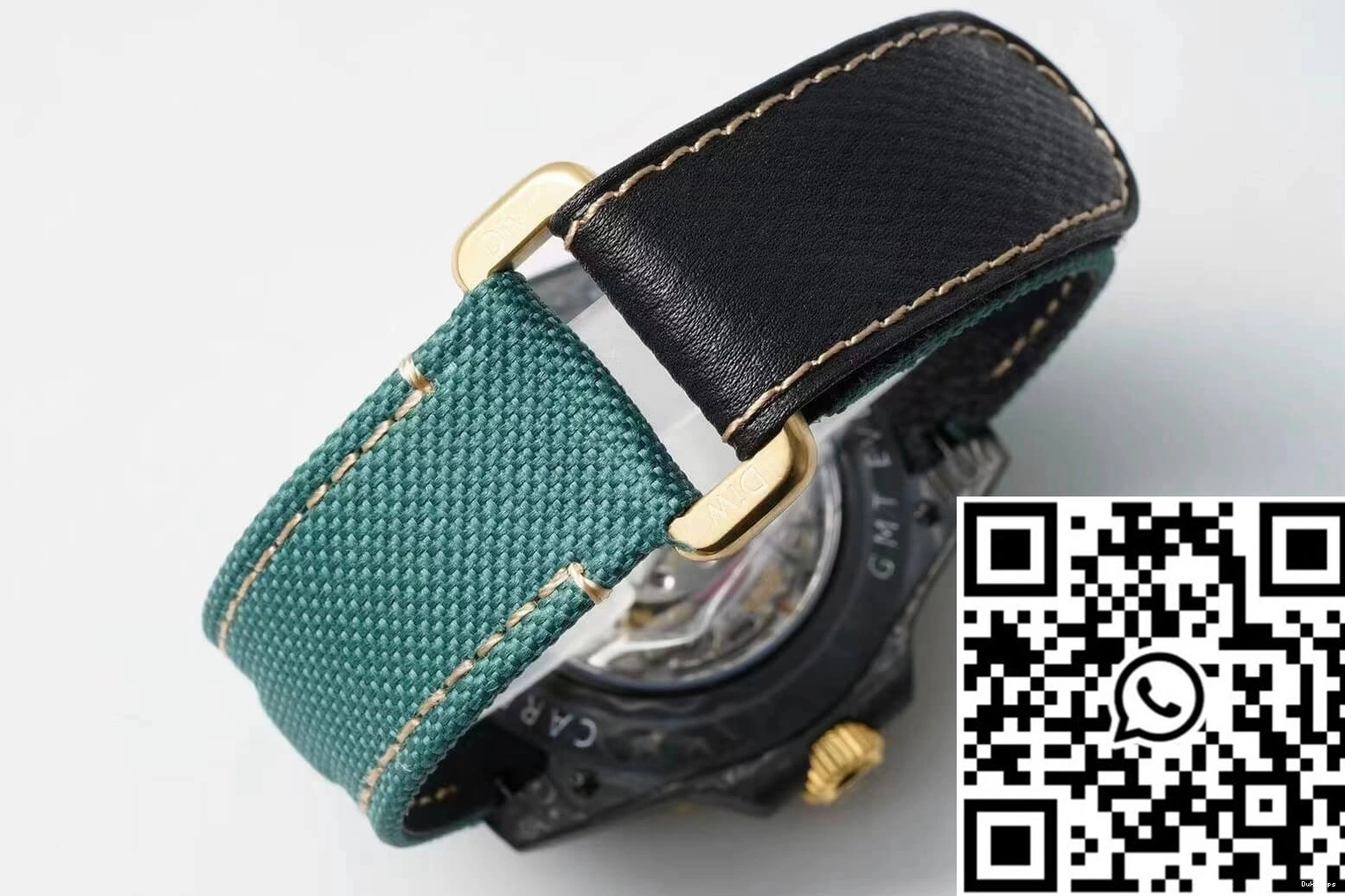 Fabric GMT-MASTER Strap Diw II Green Fiber Carbon Rolex Case 0418